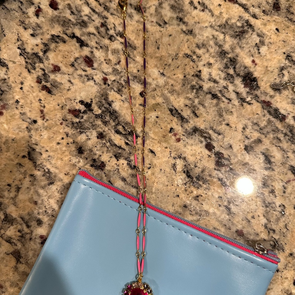 TOVA - Dawnie Necklace - Pink - Picture 2 of 4